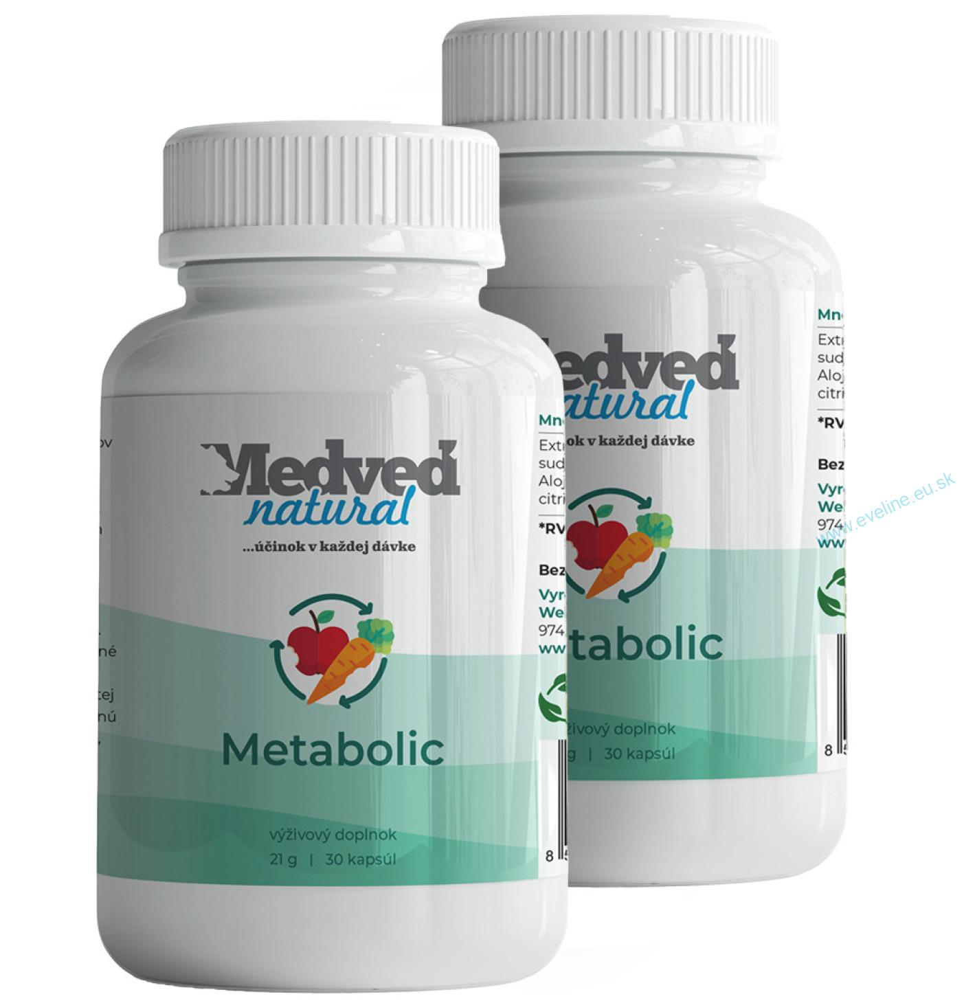 2x Metabolic 30 kapsúl (60 kapsúl spolu)
