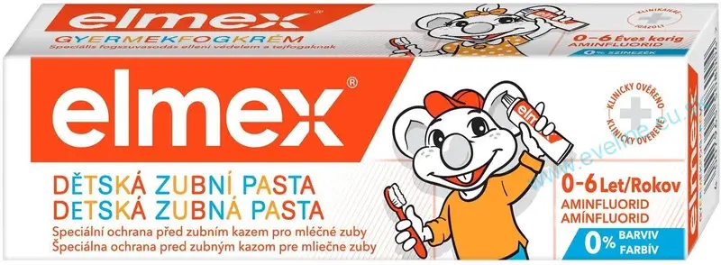 Elmex Zubná pasta pre deti od 0 do 6 rokov 50ml