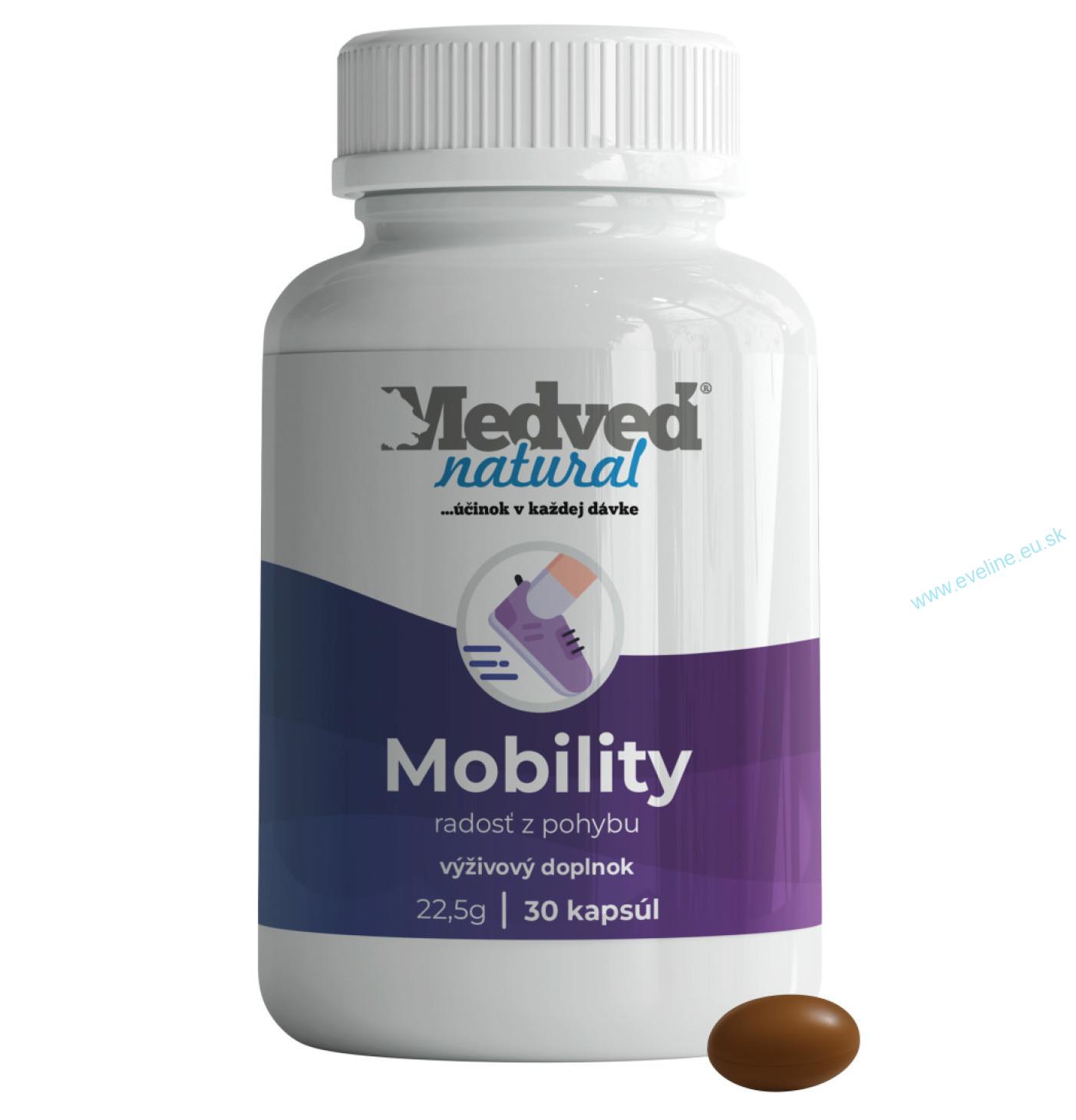 Medveď natural Mobility 30 kapsúl