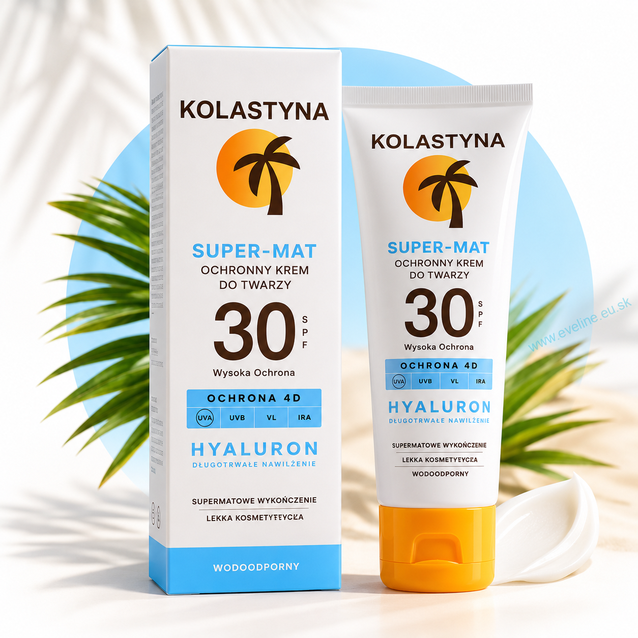 KOLASTYNA Ochranný zmatňujúci krém na tvár SPF 30