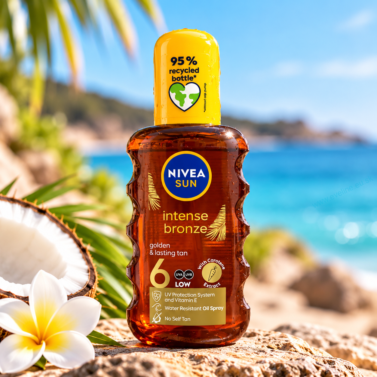 NIVEA SUN Intense Bronze Olej na opaľovanie v spreji SPF 6, 200 ml
