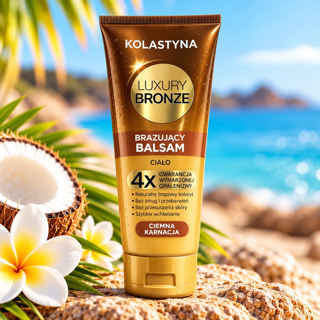 Kolastyna Luxury Bronze – bronzujúci telový balzam pre tmavšiu pokožku 200 ml