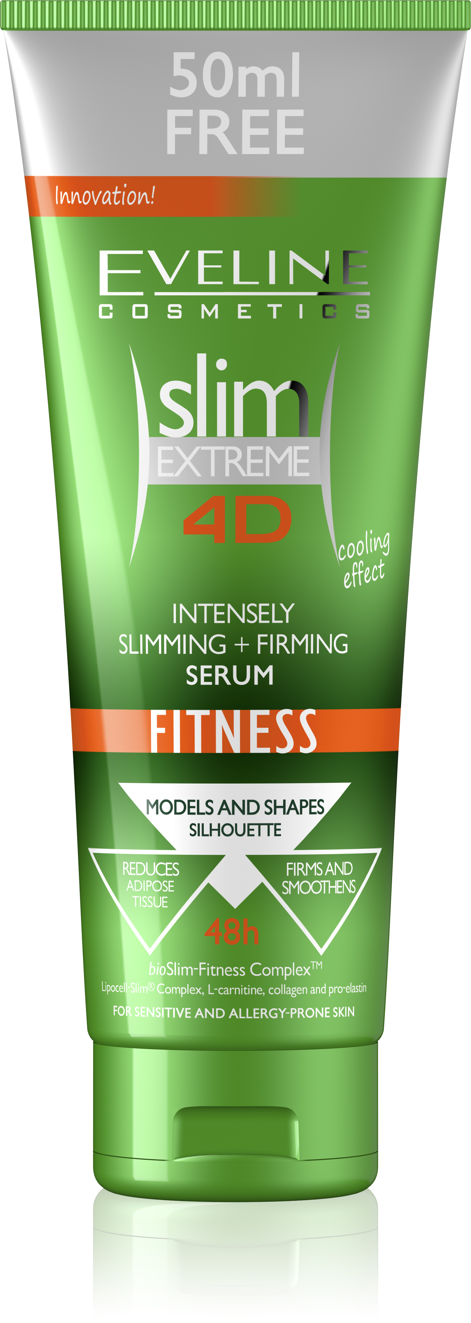 EVELINE slim EXTREME 4D intenzívne zoštíhľujúce a spevňujúce sérum FITNESS