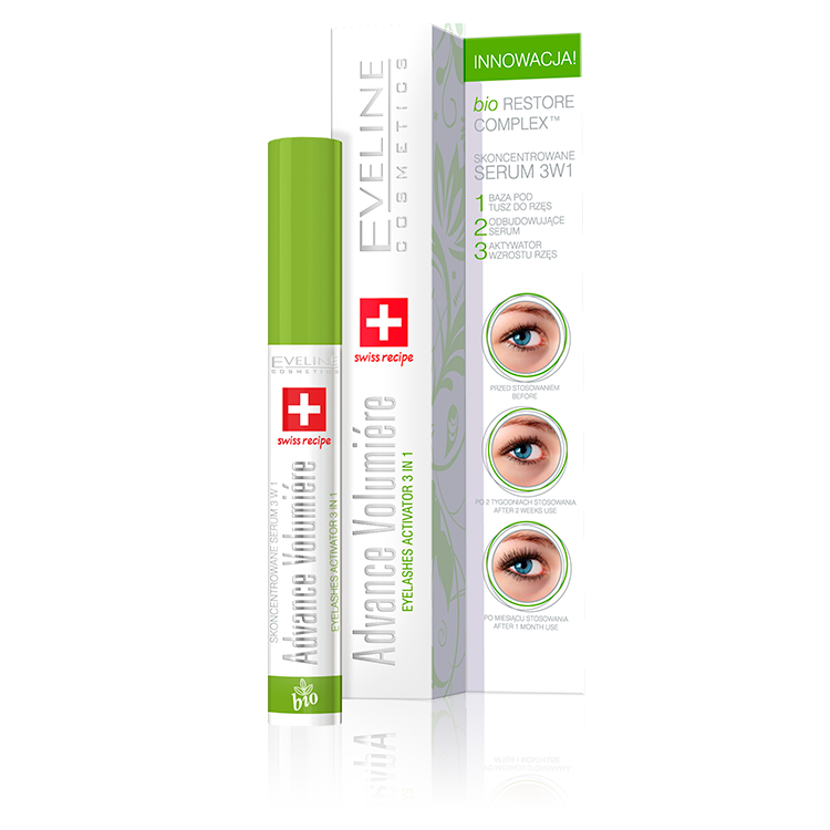 EVELINE Advance Volumiére bioaktivujúce sérum na mihalnice 3v1