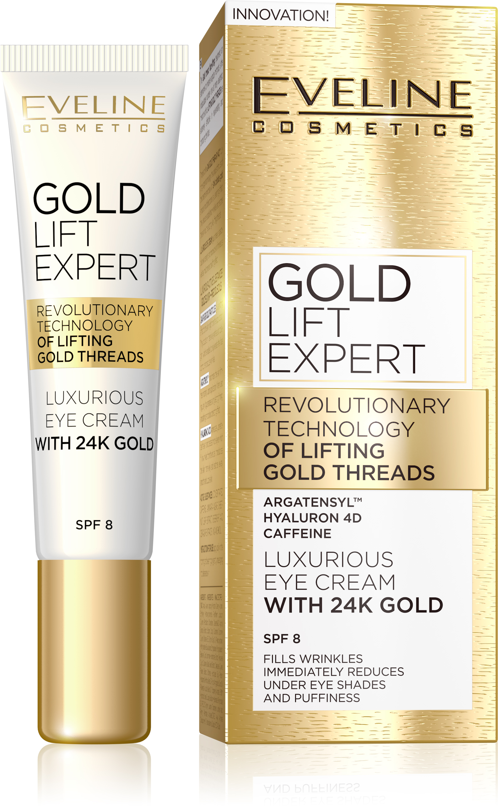 EVELINE Gold Lift Expert očný krém