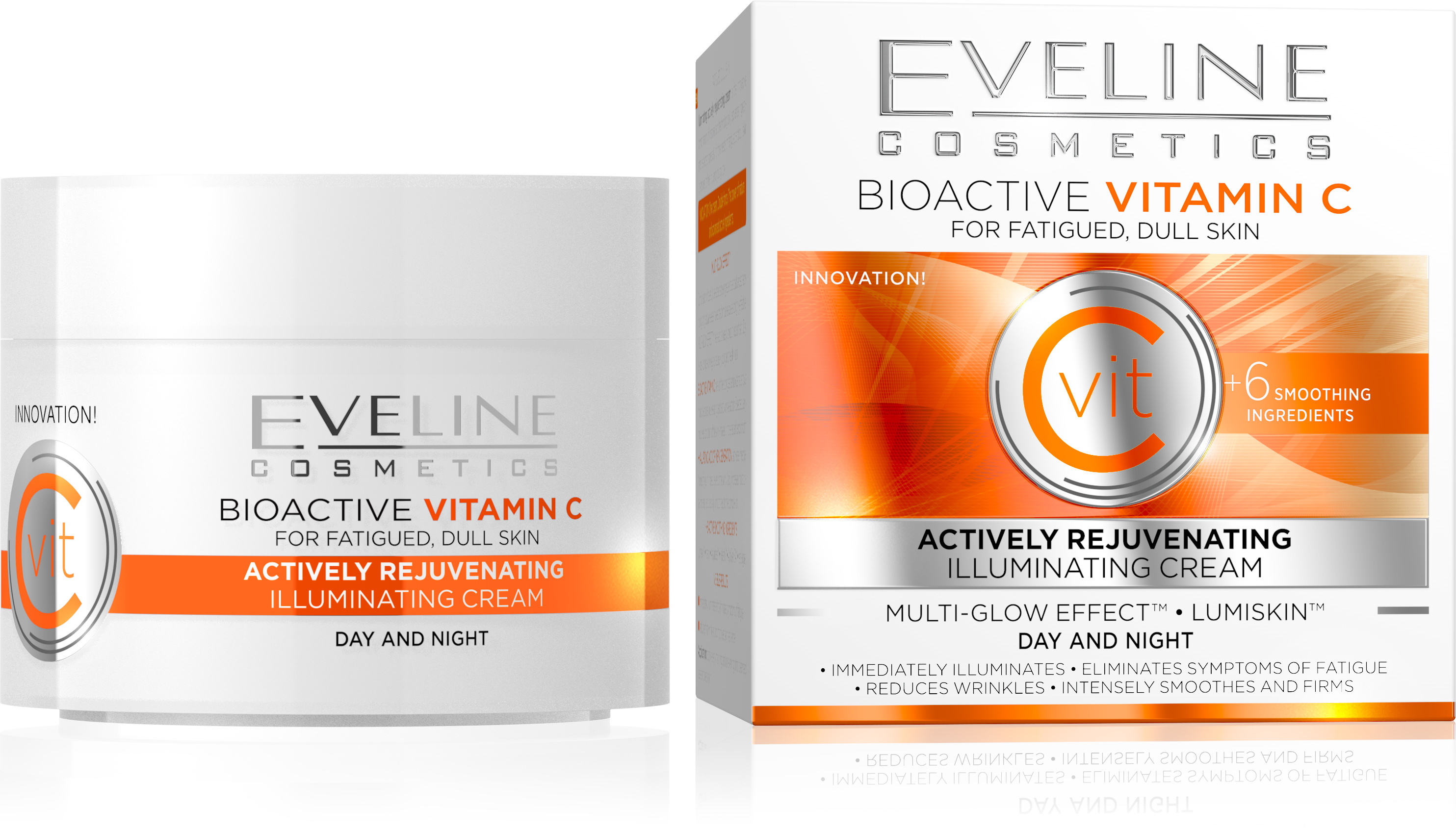 EVELINE BIOACTIVE VITAMIN C rozžiarujúci krém s vitamínom C