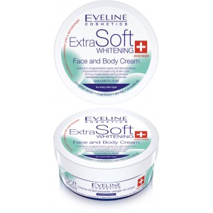 EVELINE Extra Soft vybieľujúci krém na tvár a telo