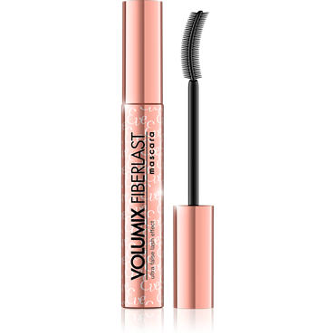EVELINE maskara na mihalnice VOLUMIX FIBERLAST pre efekt umelých rias