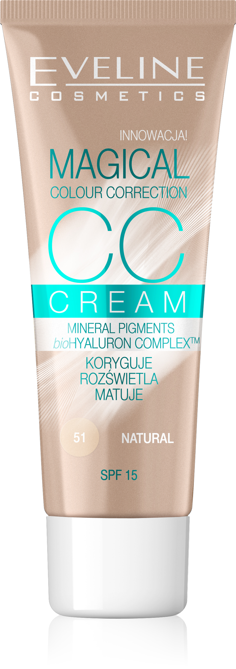 EVELINE MAKE UP - Magical CC Krém 51 natural