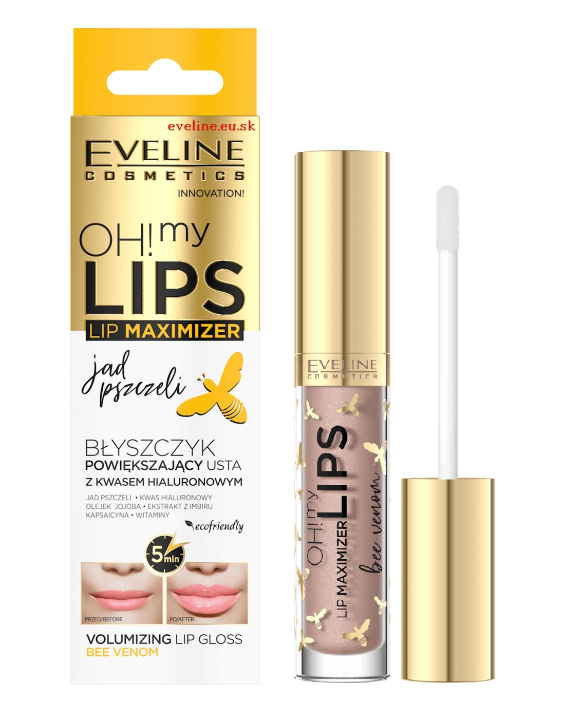 EVELINE OH! my LIPS MAXIMIZER sérum na pery s včelím jedom