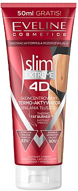 EVELINE slim EXTREME 4D koncentrované termo-aktívne sérum - spaľovač tuku