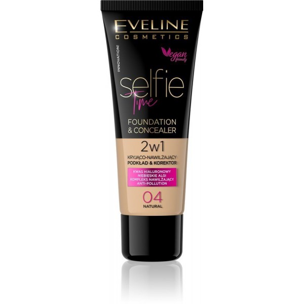 EVELINE MAKE-UP SELFIE TIME 2v1 - 04 NATURAL