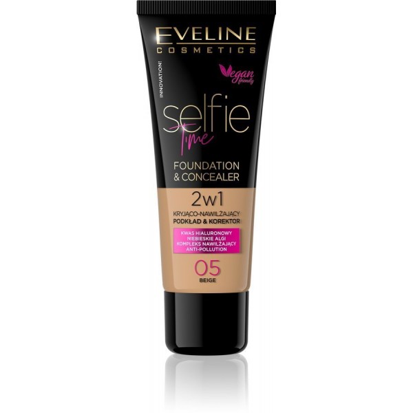 EVELINE MAKE-UP SELFIE TIME 2v1 - 05 BEIGE