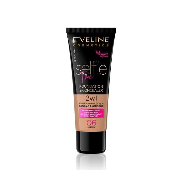 EVELINE MAKE-UP SELFIE TIME 2v1 - 06 HONEY