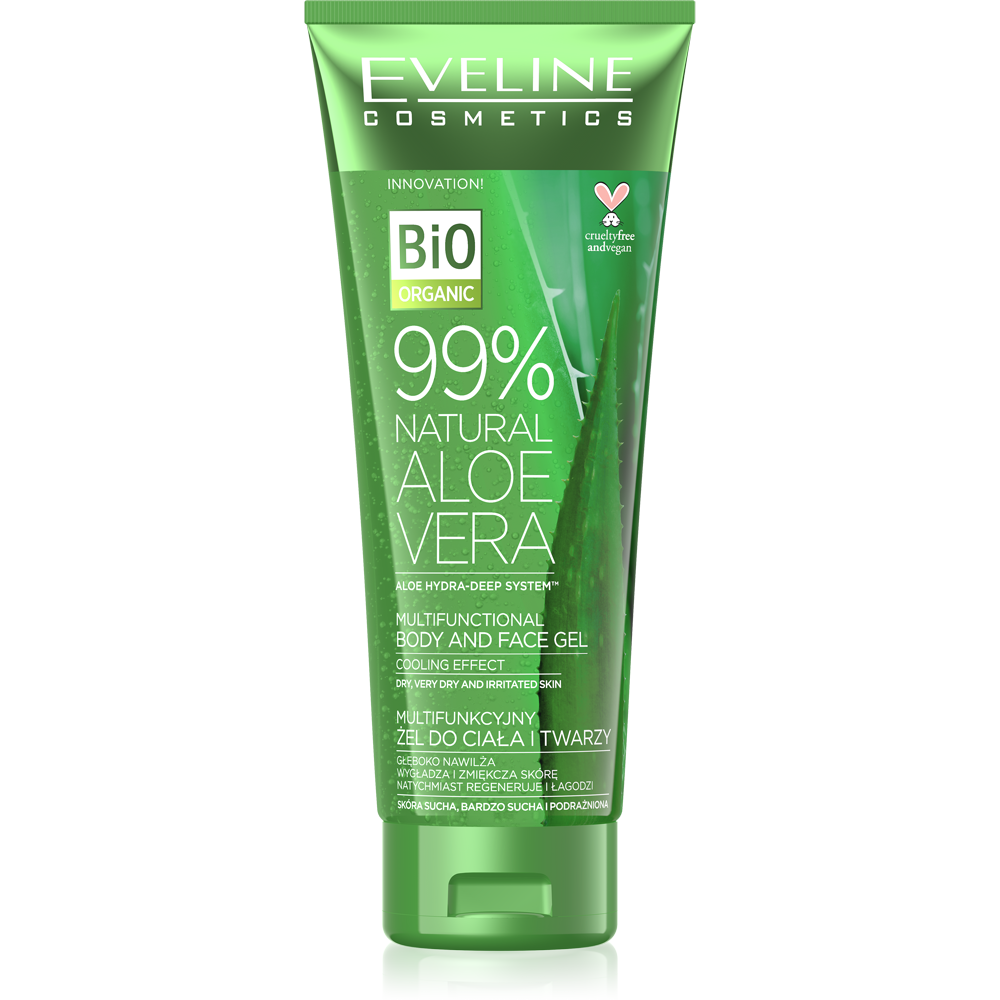 EVELINE multifunkčný gél na telo a tvár 99% ALOE VERA