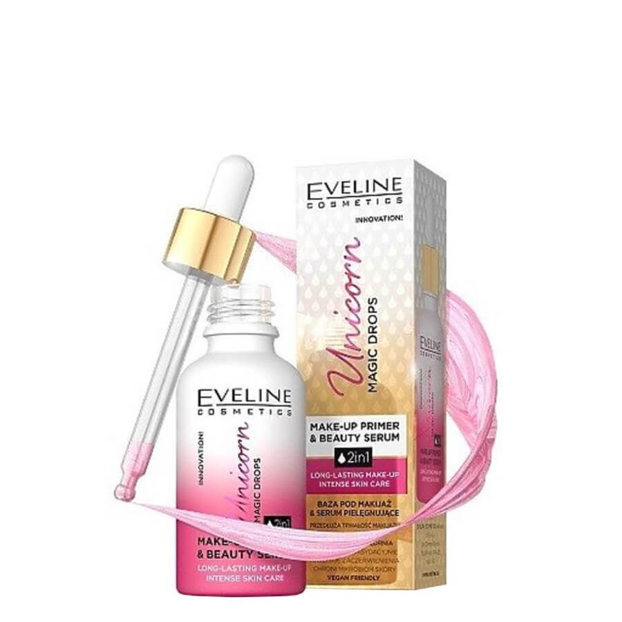 EVELINE Unicorn Magic drops vyživujúca báza pod make-up + sérum