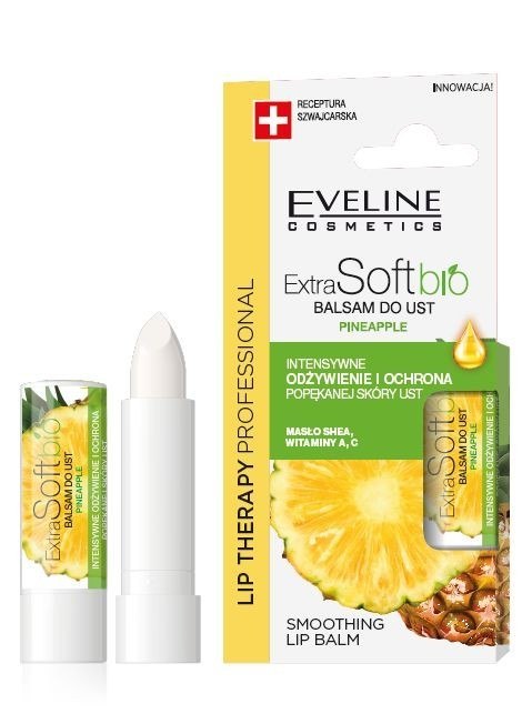 EVELINE Lip Therapy PROFESSIONAL Extra Soft BIO balzam na pery - Ananás