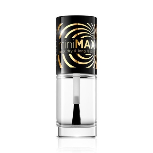EVELINE miniMAX rýchloschnúci a dlhotrvácny lak na nechty - 00