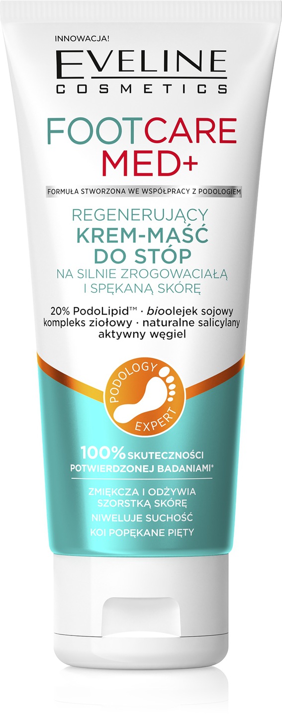 EVELINE FOOT Care MED+ regeneračný krém na zrohovatenú a popraskanú pokožku nôh