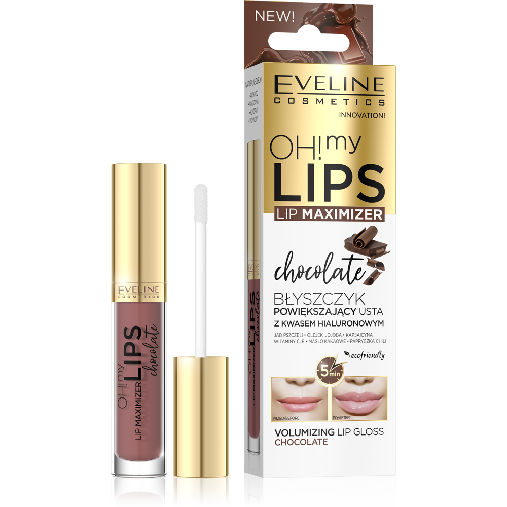 EVELINE OH! my LIPS MAXIMIZER sérum na pery - Čokoláda