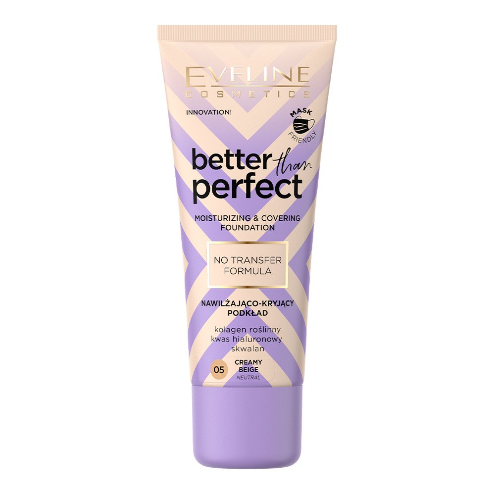 EVELINE hydratačný a krycí make-up BETTER THAN PERFECT - 05 Creamy beige