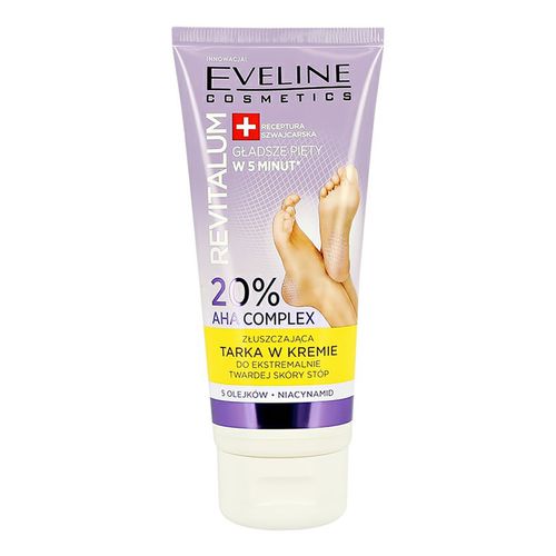 EVELINE exfoliačná pemza v kréme pre extrémne tvrdú pokožku nôh REVITALUM 20%