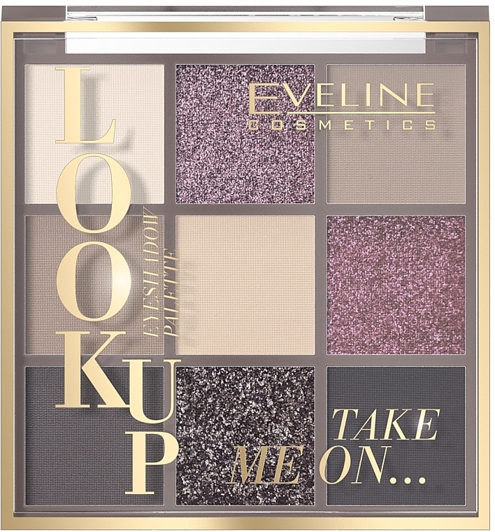 EVELINE paleta - očné tiene Look Up - TAKE ME ON