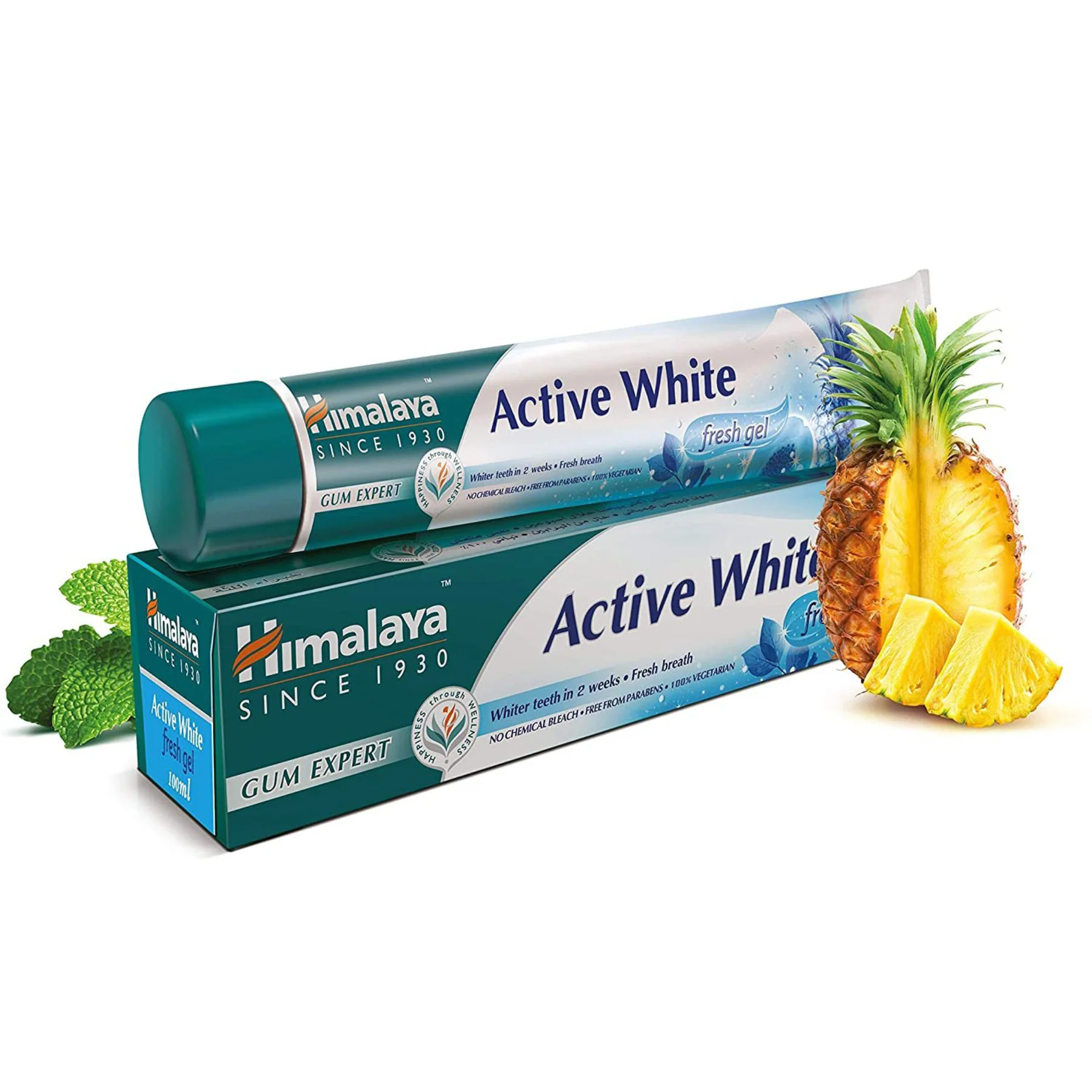HIMALAYA Bylinná bieliaca zubná pasta v géle Active White - Gum Expert