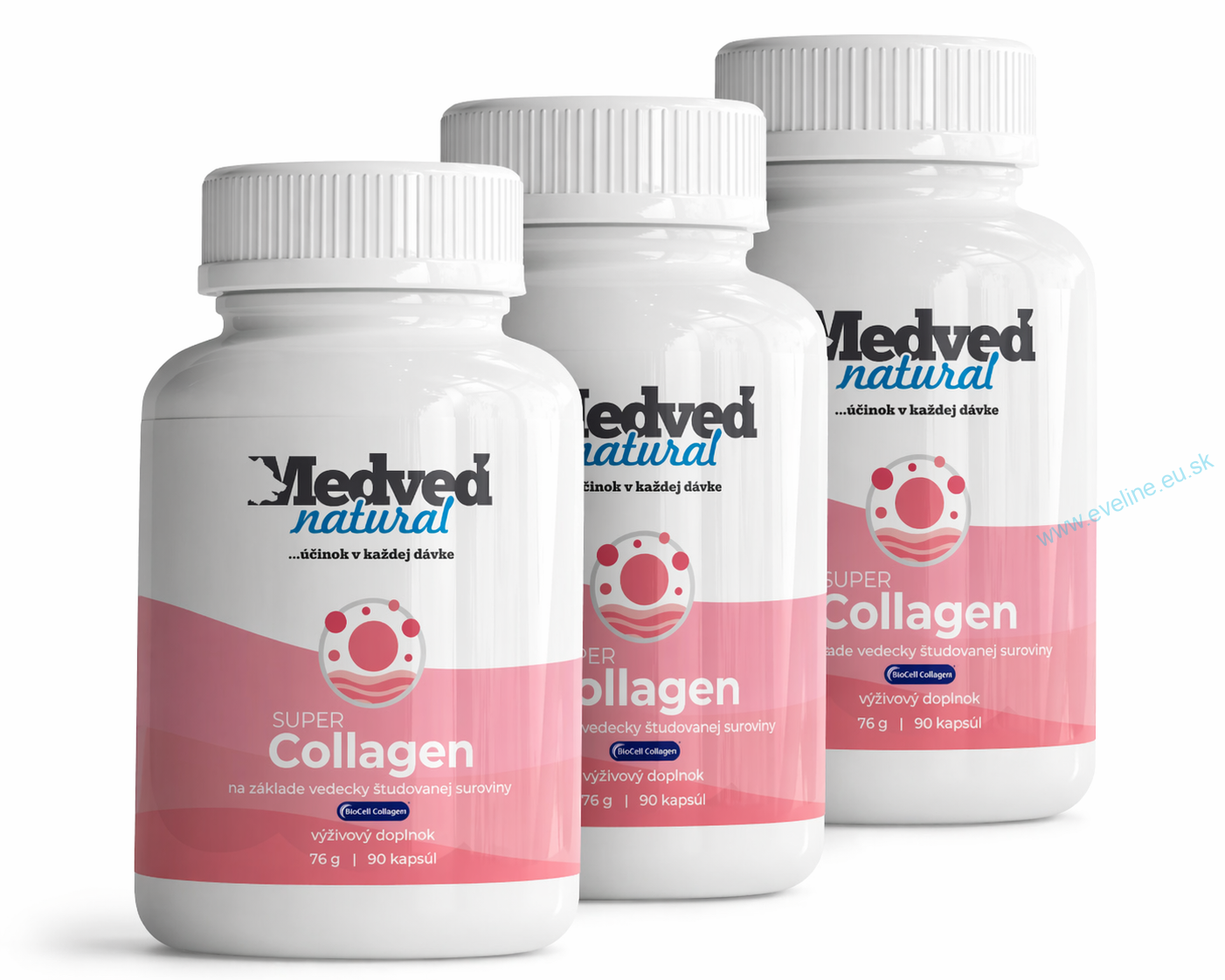 3x SUPER Collagen 90 kapsúl (180 kapsúl spolu)