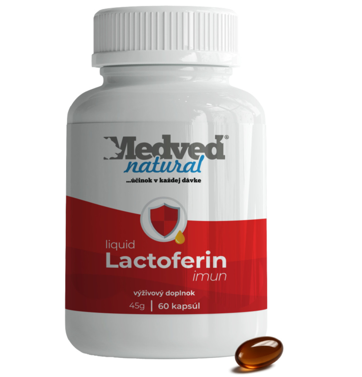 Lactoferin imun liquid 60 kapsúl (120 kapsúl spolu)