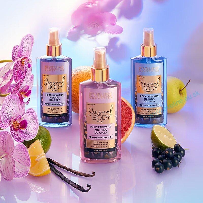 EVELINE Sensual body mist - parfumovaná telová hmla Pink panther