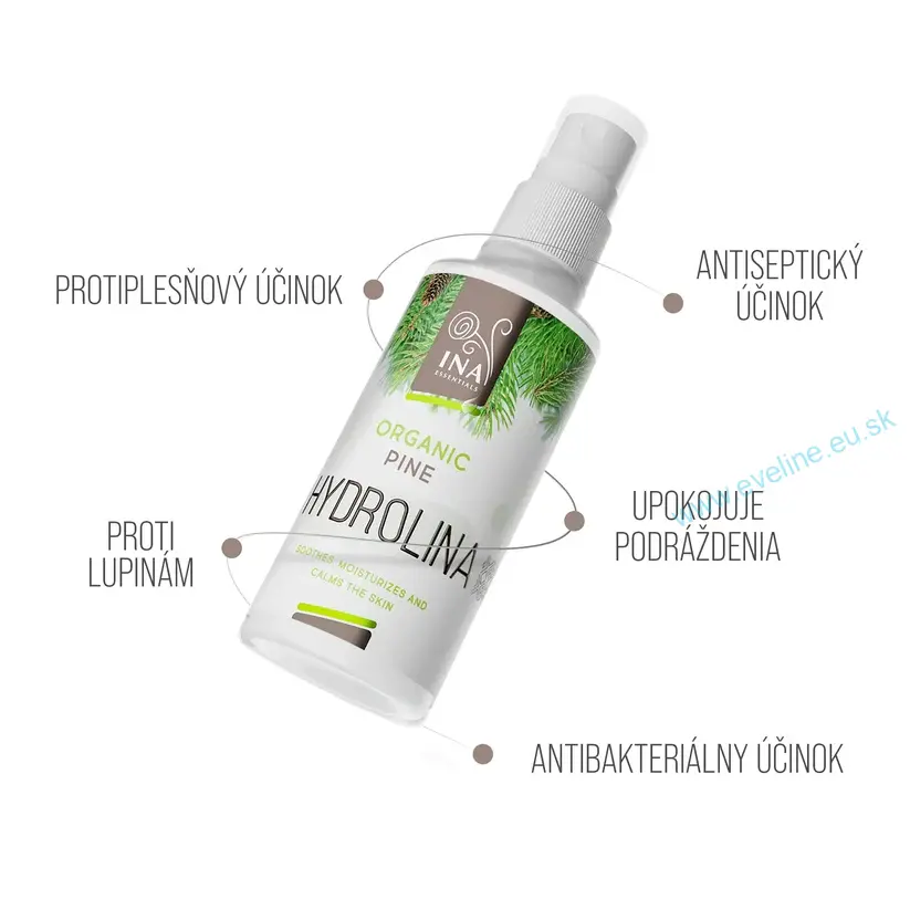 INA ESSENTIALS HYDROLINA™ - Organická voda z Bielej Borovice - Sprej na kožnú Plesňovú infekciu a Páchnuce nohy