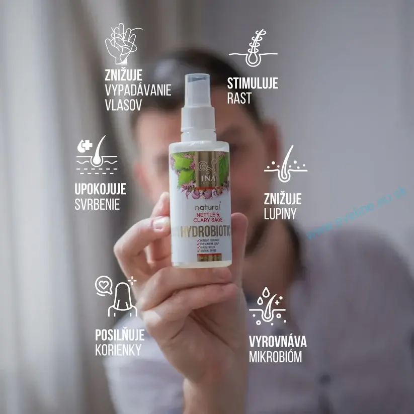 INA ESSENTIALS INA HYDROBIOTIC™ - Žihľava & Šalvia - intenzívna starostlivosť pre Vypadávanie vlasov, Lupiny a Citlivú pokožku hlavy