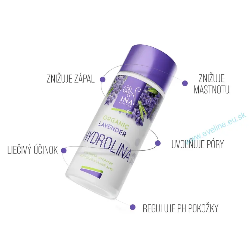 INA ESSENTIALS HYDROLINA™ - Organická Levanduľová voda na Akné