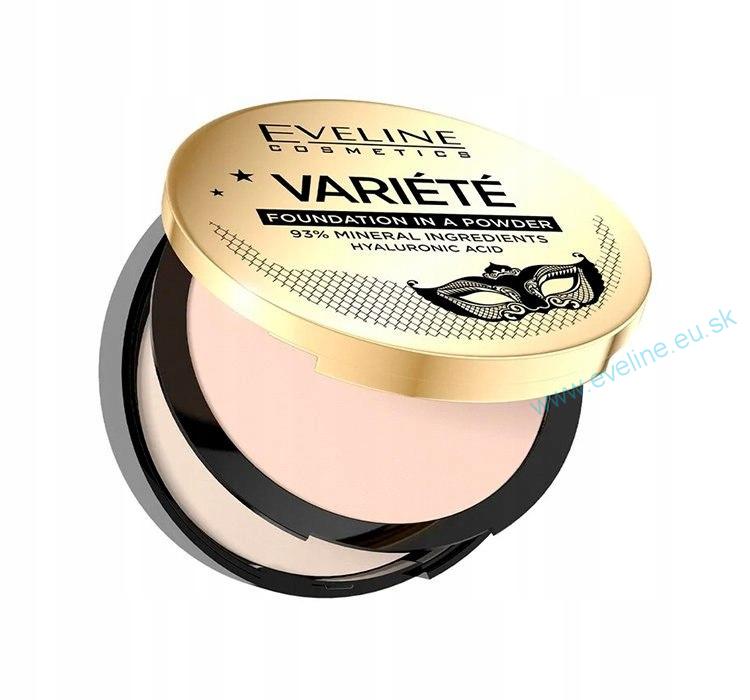 EVELINE Variété minerálny púder s kyselinou hyalurónovou - 01 Light
