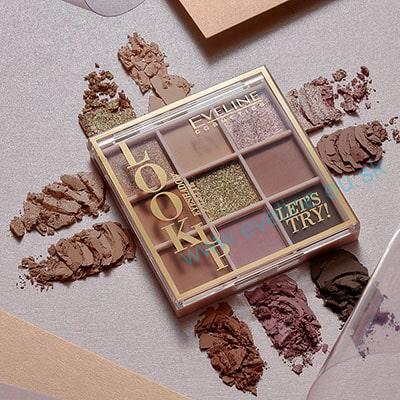 EVELINE paleta - očné tiene Look Up - LET´S TRY!