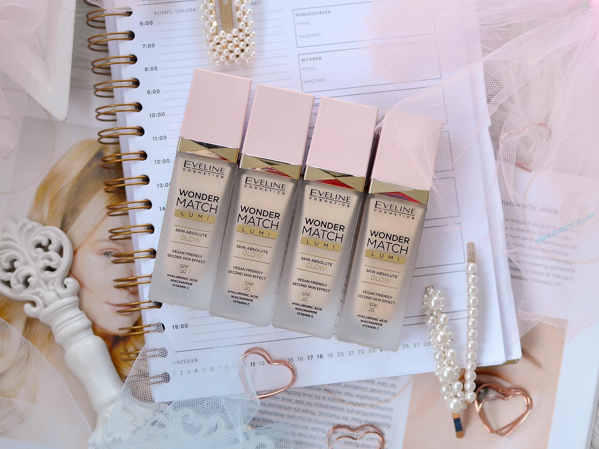 EVELINE Wonder Match LUMI - Rozjasňujúci make-up glow efekt s SPF 20